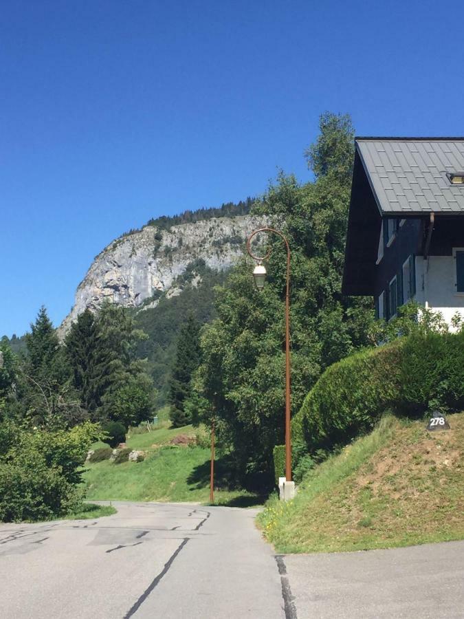 Chalet La Grande Vue Saint-Jean-dʼAulps Exterior foto